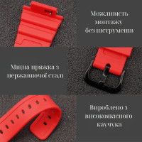 Ремінець + безель (рант) для Casio G-Shock GA-2100 Transl GD