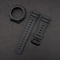 Ремінець + безель (рант) для Casio G-Shock GA-2100 Black BK