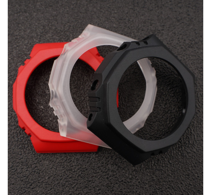 Ремінець + безель (рант) для Casio G-Shock GA-2100 Red SI