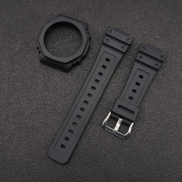 Ремінець + безель (рант) для Casio G-Shock GA-2100 Black SI