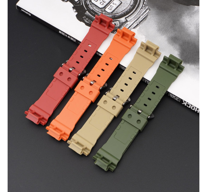 Ремінець для Casio G-Shock DW-6900 Army Green SI