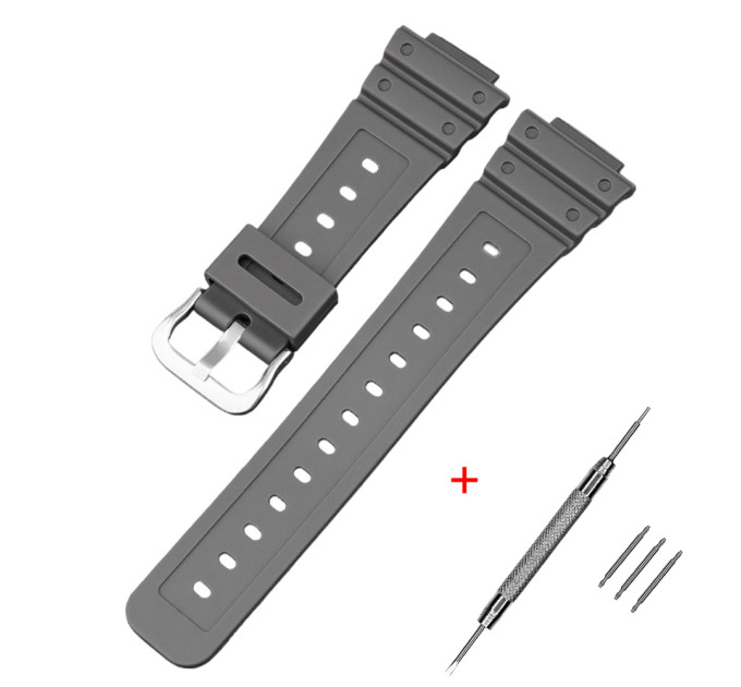 Ремінець для Casio G-Shock GA-2100 Gray SI