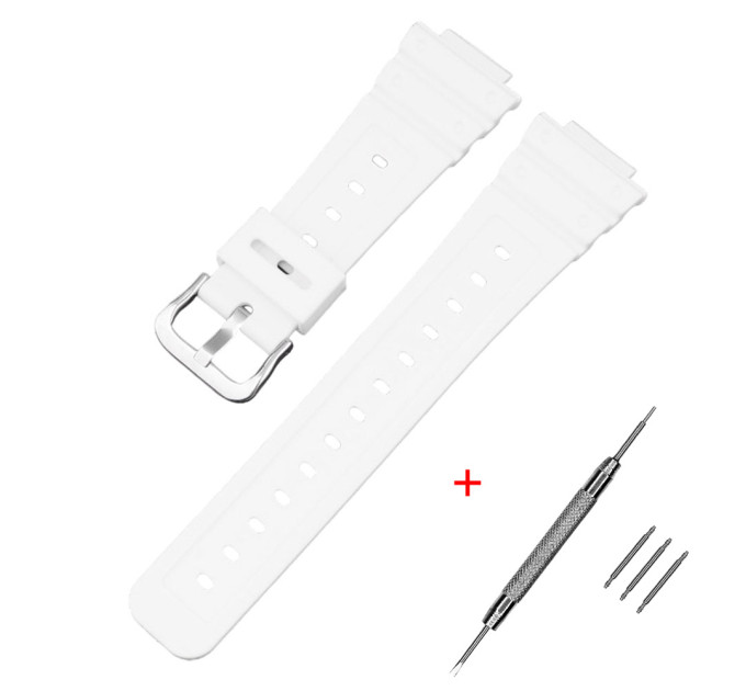 Ремінець для Casio G-Shock GA-2100 White SI
