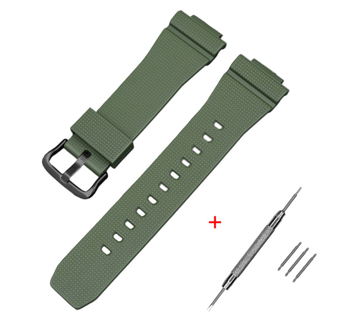 Ремінець для Casio G-Shock GM-2100 B Army Green BK