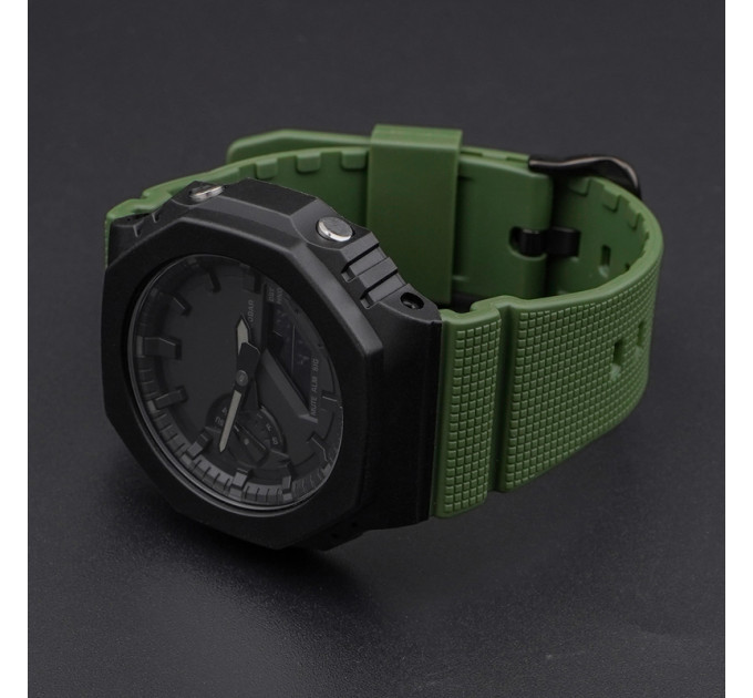 Ремінець для Casio G-Shock GM-2100 B Army Green BK