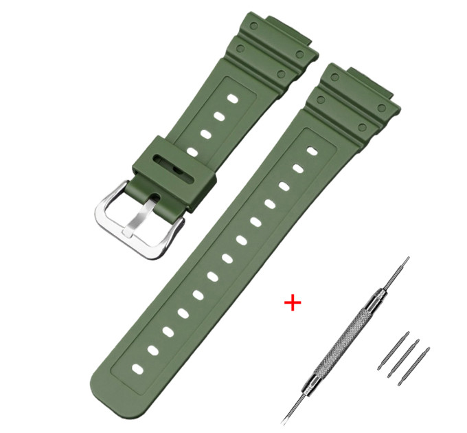Ремінець для Casio G-Shock GA-2100 Army Green SI