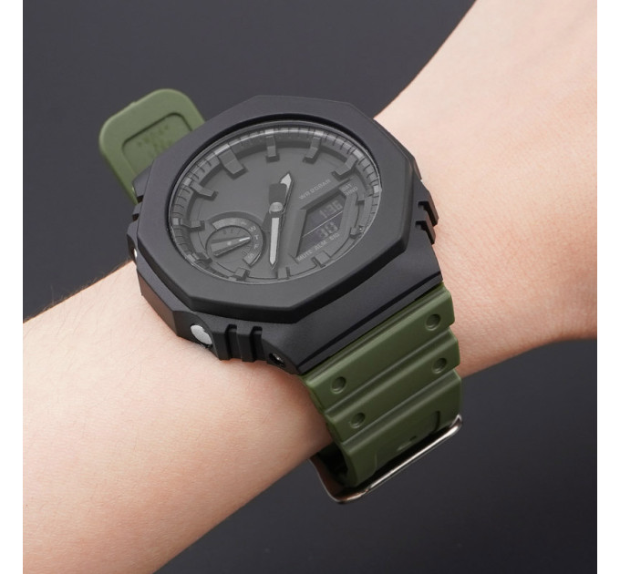 Ремінець для Casio G-Shock GA-2100 Army Green SI