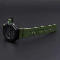Ремешок для Casio G-Shock GM-2100 GA2100/2110 Army Green Silver