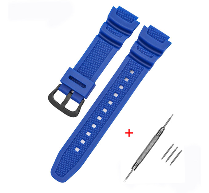 Ремінець для Casio G-Shock AE-1000/1200 Blue BK