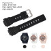 Ремінець для Casio G-Shock DW-5600 Black-Glossy SI