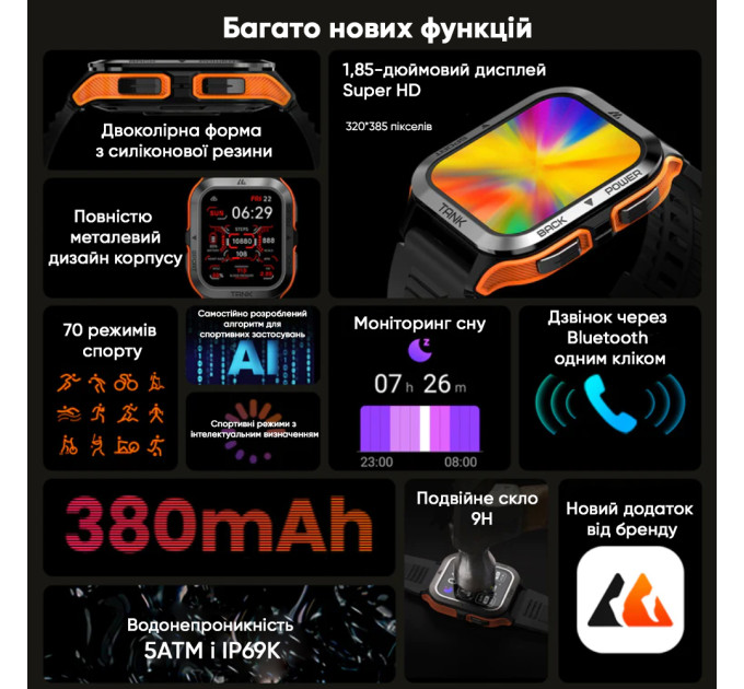 Kospet Tank M2 Black