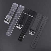 Ремінець для Casio G-Shock F-84/94/105, F-91W, AE1300 Jelly Transparent Silver