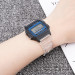 Ремінець для Casio G-Shock F-84/94/105, F-91W, AE1300 Jelly Transparent Silver