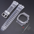 Ремінець + безель (рант) для Casio G-Shock GMW-B5000 Transp SI