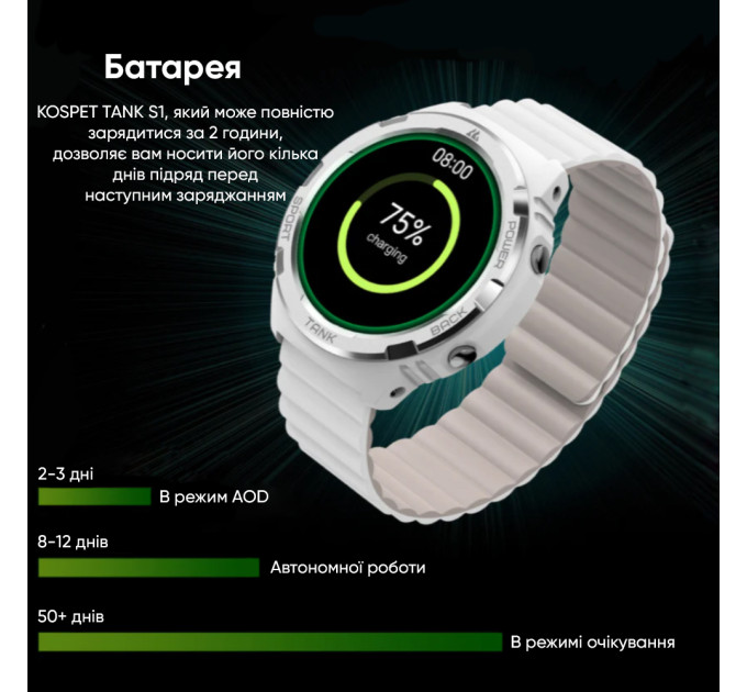Kospet Tank S1 White