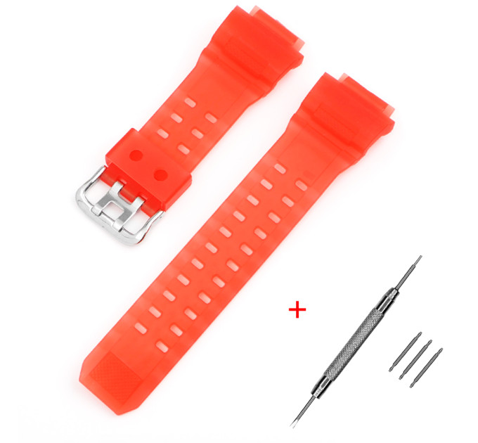 Ремінець для Casio G-Shock GW-9400 Transl Light-Red SI