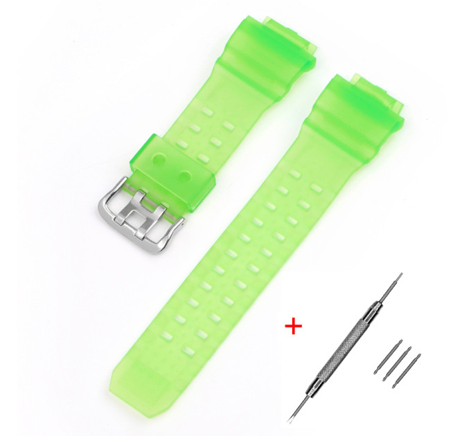 Ремешок для Casio G-Shock GW-9400 Transl Light-Green SI