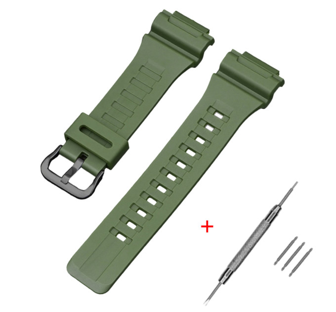 Ремінець для Casio AE-1000W Army Green BK