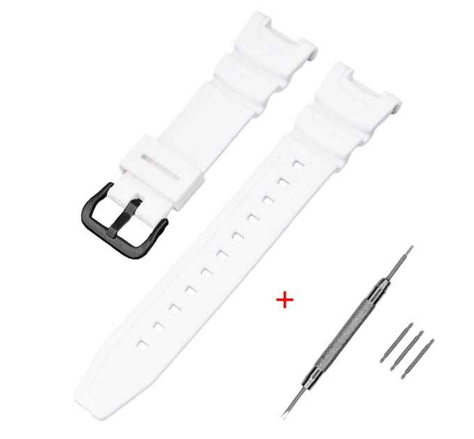 Ремінець для Casio SGW-100 White BK