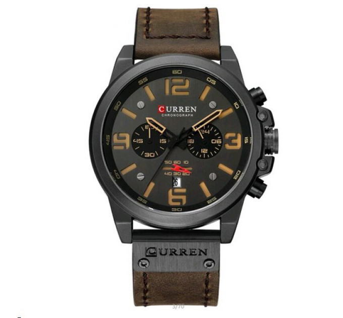 Curren 8314 Black-Brown