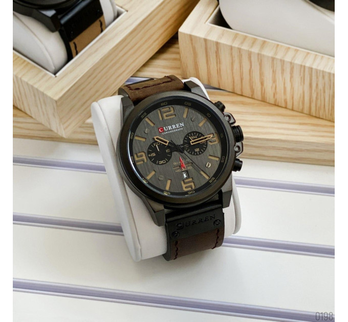 Curren 8314 Black-Brown