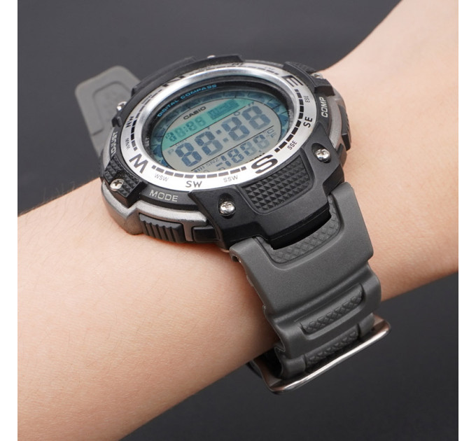 Ремешок для Casio SGW-100 Gray SI