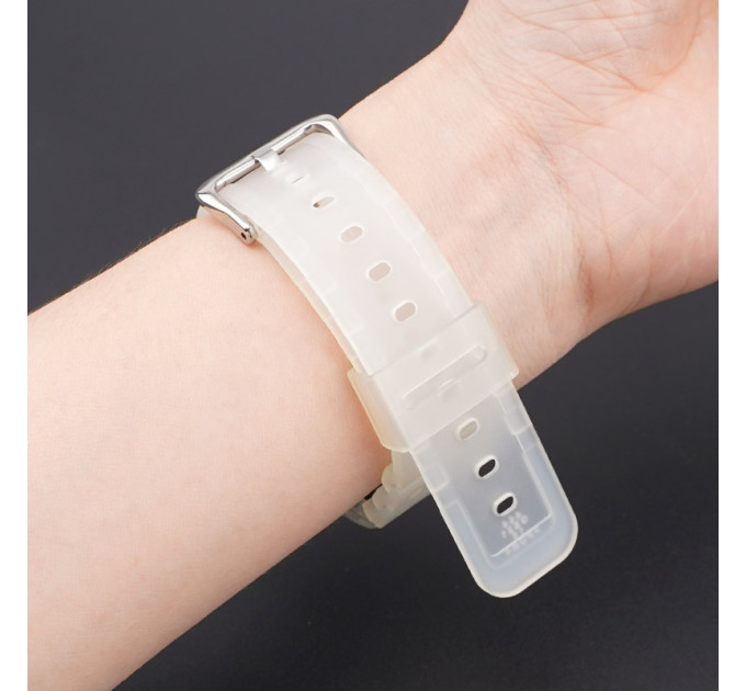 Ремінець для Casio G-Shock GA-2100/2110 Translucent Silver