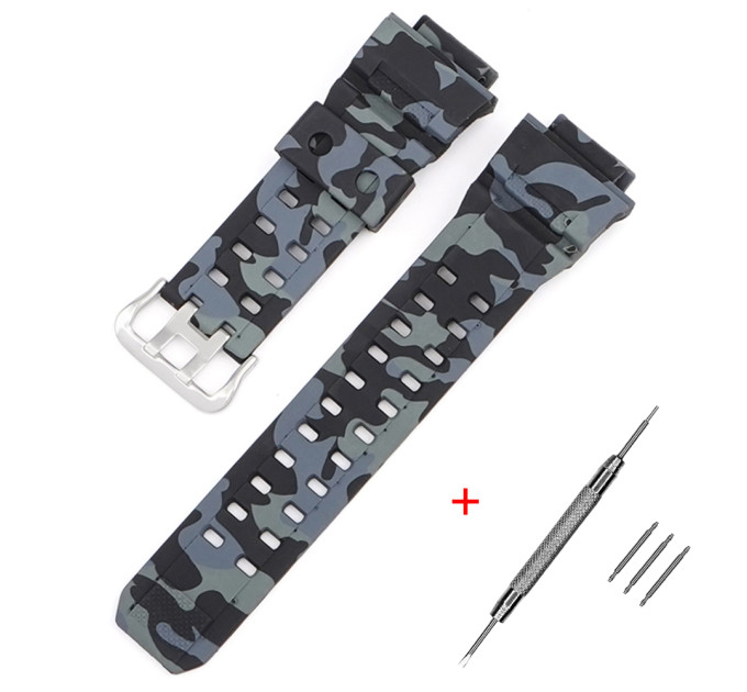 Ремінець для Casio G-Shock GW-9400/9300 Camo Black SI