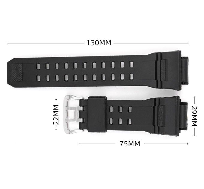 Ремінець для Casio G-Shock GW-9400/9300 Camo Black SI