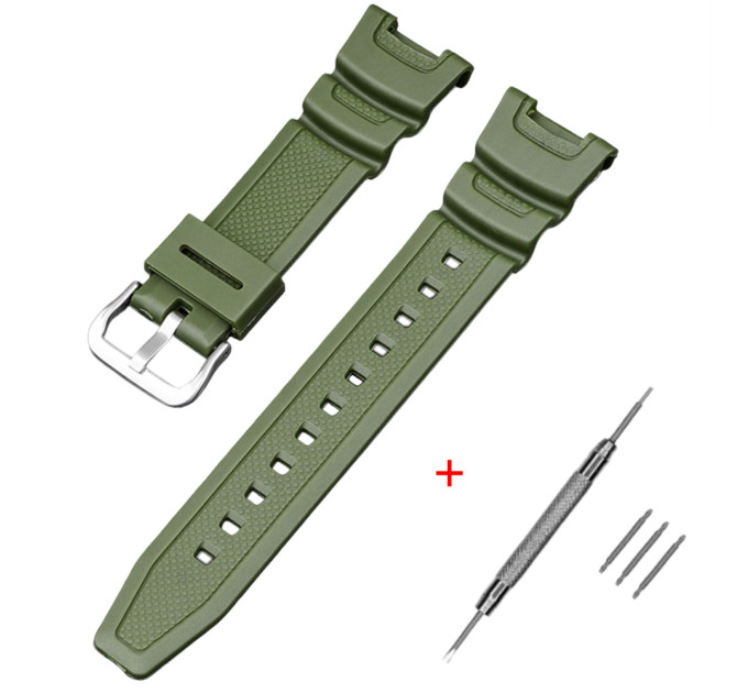 Ремінець для Casio SGW-100 Army Green SI