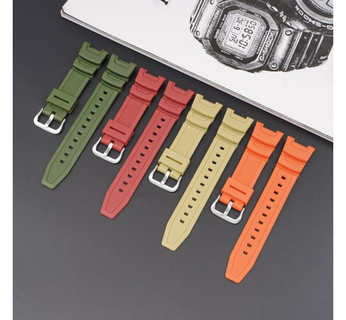 Ремінець для Casio SGW-100 Army Green SI