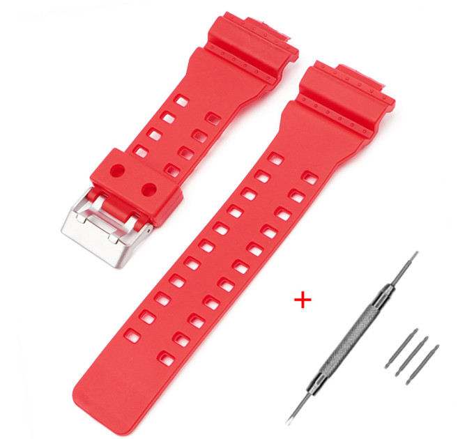 Ремінець для Casio G-Shock GA-100/110 Red SI