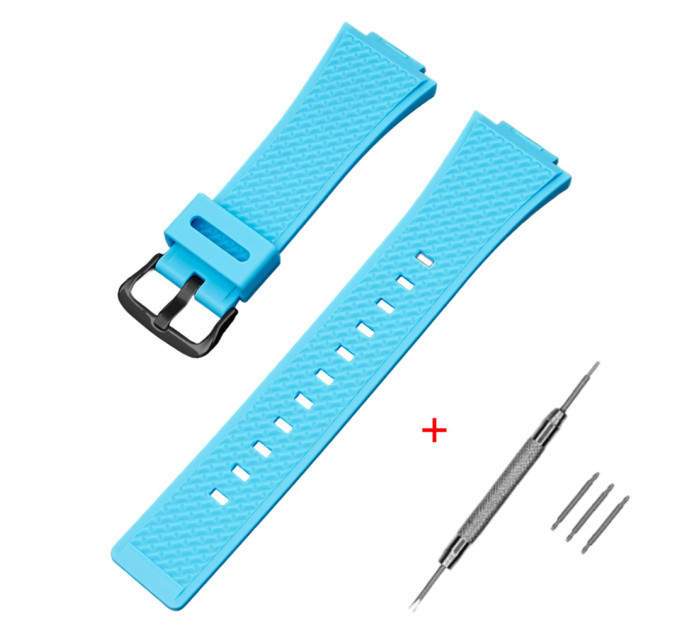 Ремінець для Casio G-Shock GA-100/110 Light Blue BK