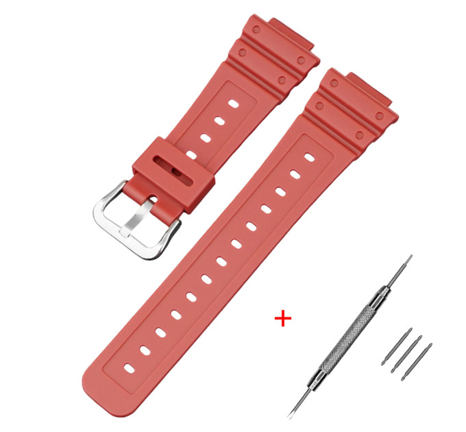 Ремінець для Casio G-Shock GA-2100/2110 Red SI
