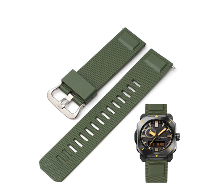 Ремінець для Casio Pro Trek PRW-6900Y Army Green SI