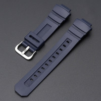 Ремінець для Casio G-Shock AW-282B/590/591/5230, AWG-M100/M101, G-7700/7710 Dark Blue Silver