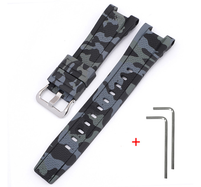 Ремінець для Casio G-Shock GST-W100G/W110/W130L/W300/W300G/S110/S100G/S300/S300G/S210B/B100/410G Cam
