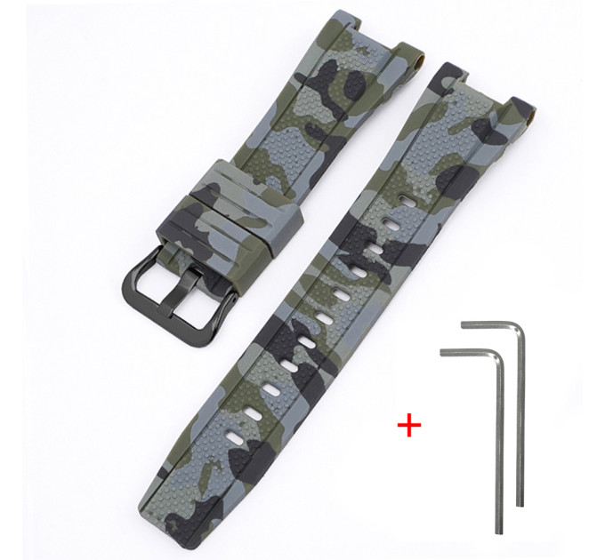 Ремінець для Casio G-Shock GST-W300 Camo Green BK