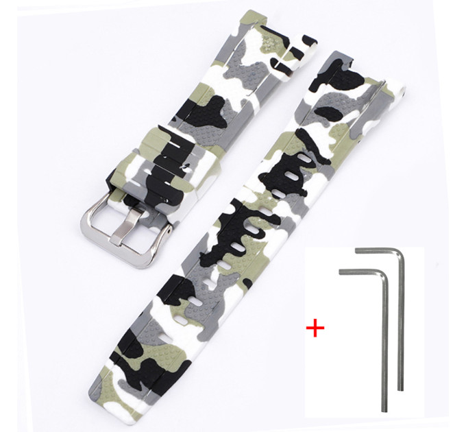 Ремінець для Casio G-Shock GST-W300 Camo White SI