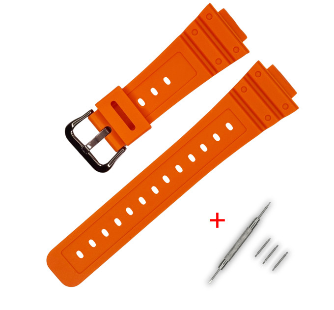 Ремінець для Casio G-Shock DW-5600 B Orange BK