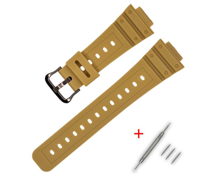 Ремінець для Casio G-Shock DW-5600 B Beige BK