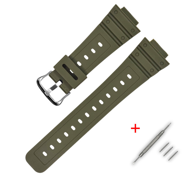 Ремінець для Casio G-Shock DW-5600 Army Green SI