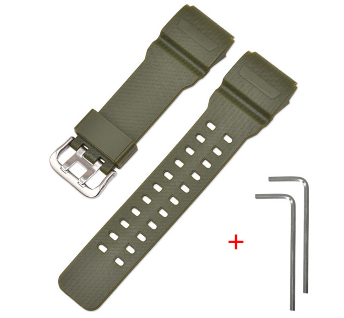 Ремінець для Casio G-Shock GG-1000/GWG-100/GSG-100 Army Green SI