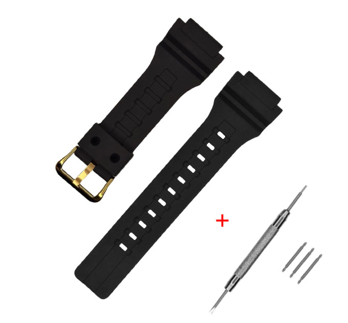 Ремінець для Casio AE-1400 Black GD