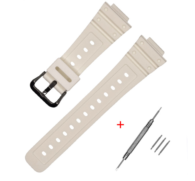 Ремешок для Casio G-Shock DW-5600 B White BK