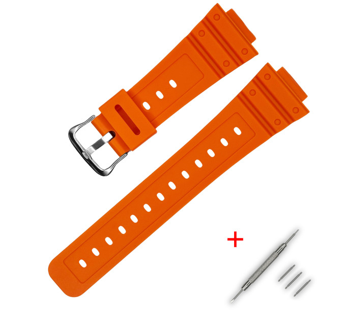 Ремінець для Casio G-Shock DW-5600 Orange SI