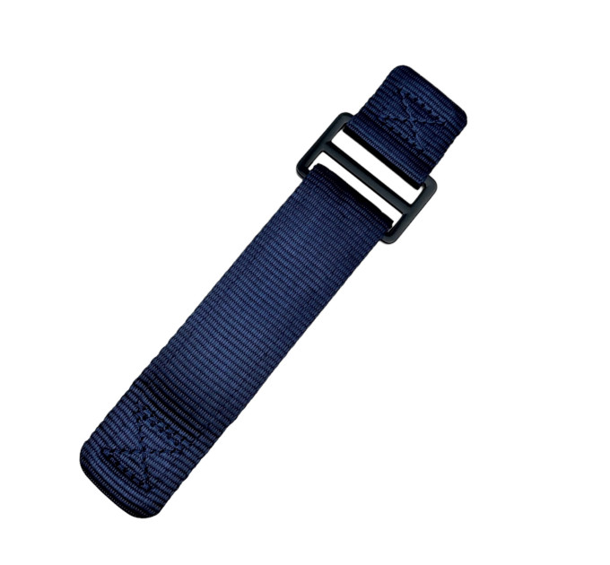 Ремінець для годинника Nylon Pro Blue 20 мм