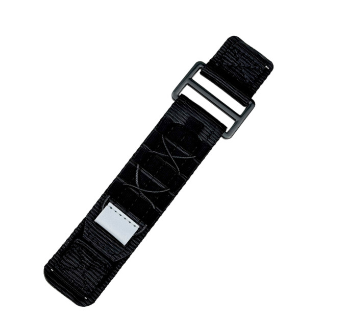 Ремінець для годинника Nylon Pro Black 20 мм