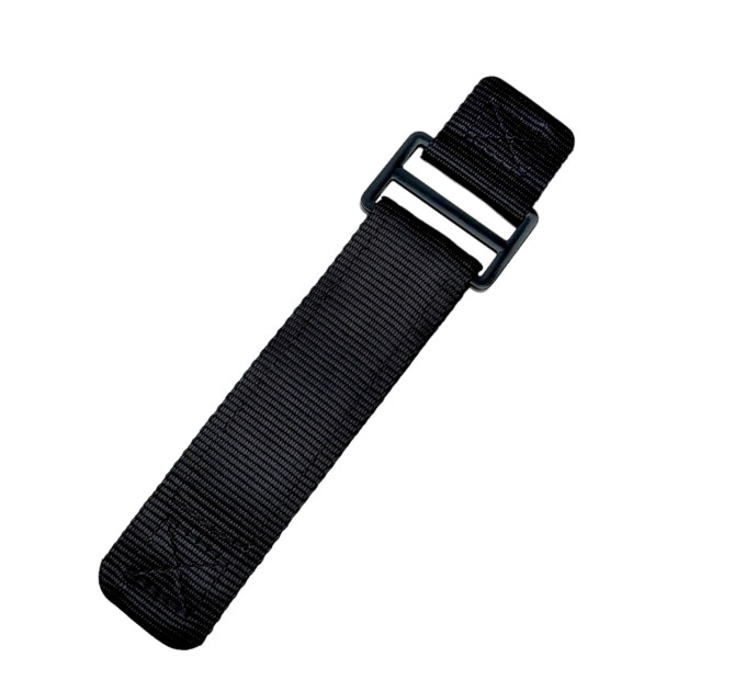 Ремінець для годинника Nylon Pro Black 20 мм