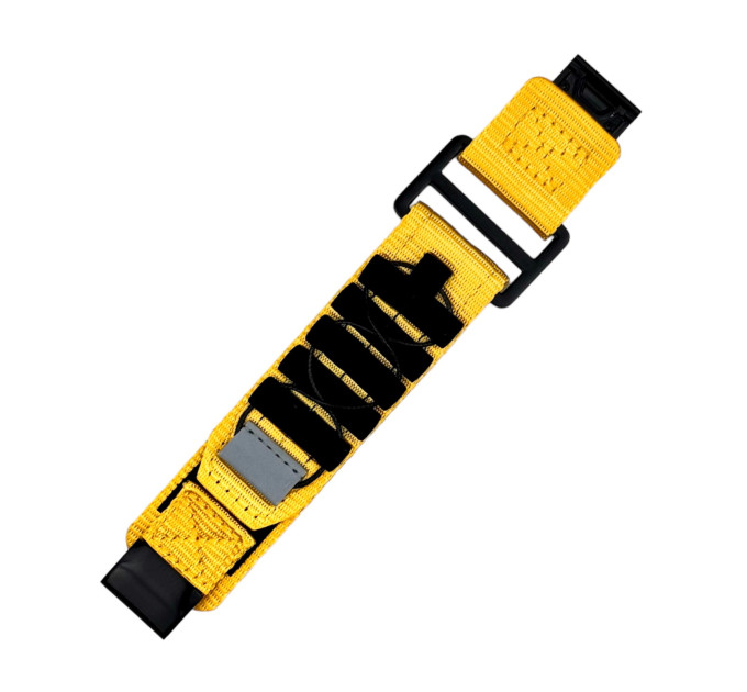 Ремінець для годинника Nylon Pro for Garmin Yellow 22 мм